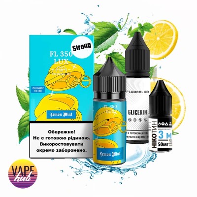 Набір FL350 Lux Strong Salt 30 мл 50 мг - Lemon Mint - купити