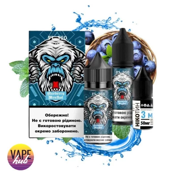 Набір FL350 Salt 30 мл 50 мг - Blueberry Menthol — купити