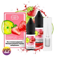 Набір Flavorlab Disposable Puff 10 мл 50 мг - Srtawberry Lime