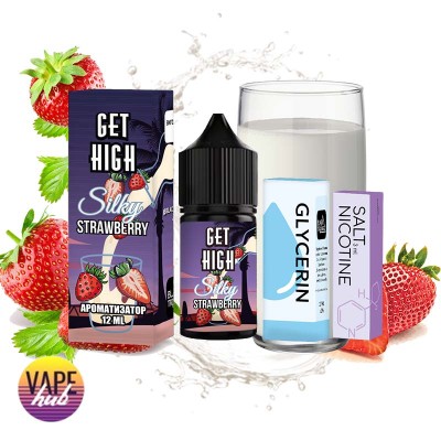 Набор Get High - Silky Strawberry 30 мл 50 мг - купити