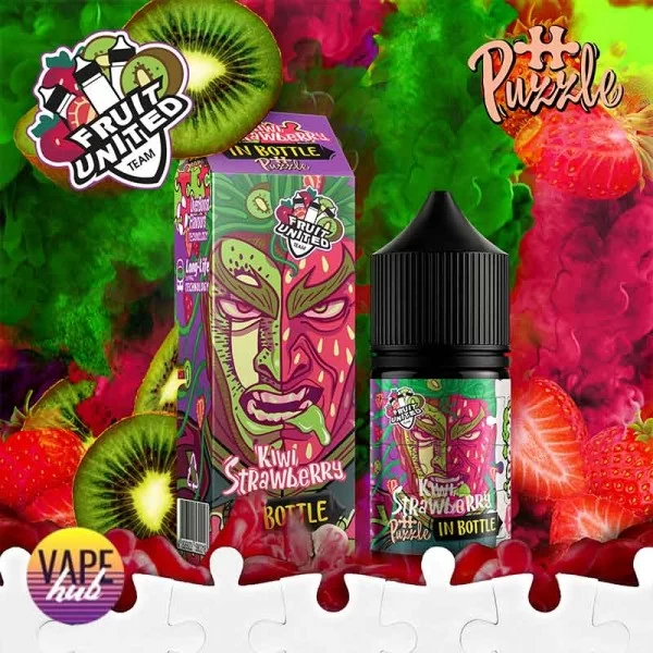 Набор In Bottle Salt Puzzle 30 мл 50 мг - Kiwi Strawberry — купить