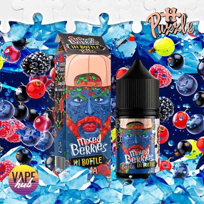 Набір In Bottle Salt Puzzle 30 мл 50 мг - Mixed Berries - купити