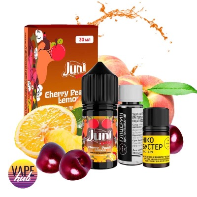 Набор Juni Mix 30 мл 65 мг - Cherry Peach Lemon - купити