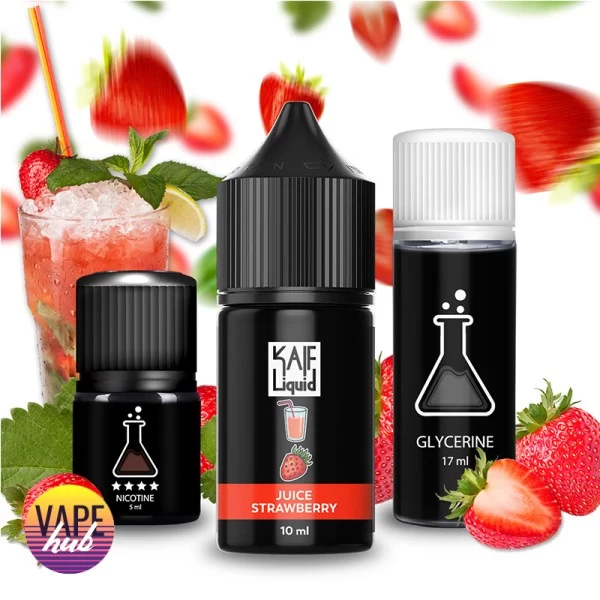 Набір Kaif Liquid 30 мл 65 мг - Juice Strawberry — купити