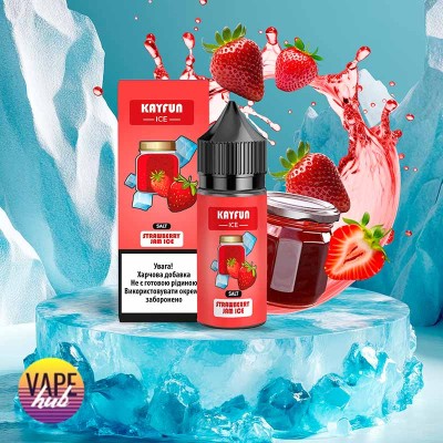 Набор Kayfun Ice 30 мл 50 мг - Клубничный Джем Лёд - купити