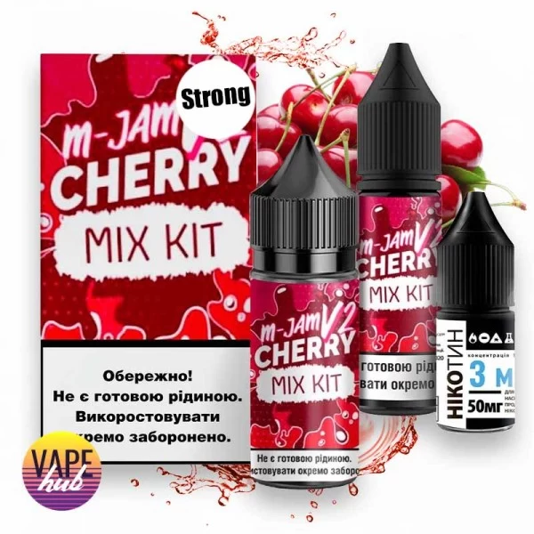 Набір M-JAM V2 Salt Strong 30 мл 50 мг - Cherry — купити