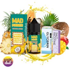 Набір сольовий Mad Dinner - Tropical Fruits 30 мл 50 мг