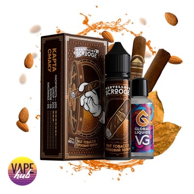 Набір Marvellous Scrooge Organic 60 мл 3 мг - Nut Tobacco - купити