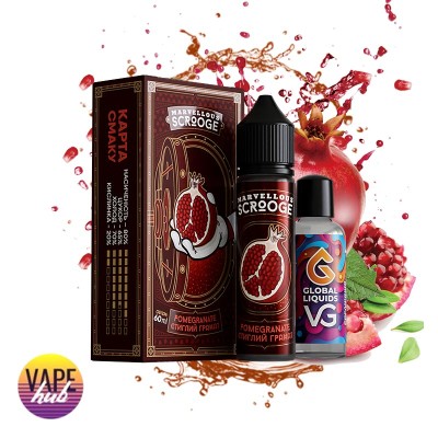 Набір Marvellous Scrooge Organic 60 мл 3 мг - Ripe Pomegranate - купити