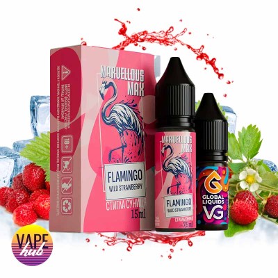 Набор Marvellous Max 15 мл 50 мг - Flamingo Wild Strawberry - купити