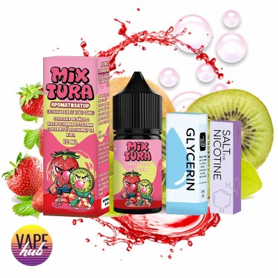 Набор Mixtura - Strawberry Kiwi Gum 30 мл 50 мг - купити