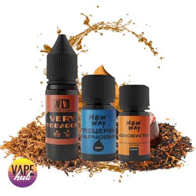 Набір New Way NW 15 мл 50 мг - Very Tobacco Набір New Way NW 15 мл 50 мг - Very Tobacco