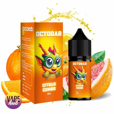 Набір OctoBar NFT Salt 15 мл 65 мг - Citrus Combo - купити