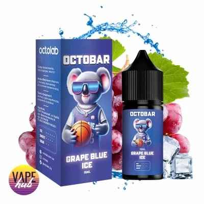 Набор OctoBar NFT Salt 30 мл 50 мг - Grape Blue Ice - купити