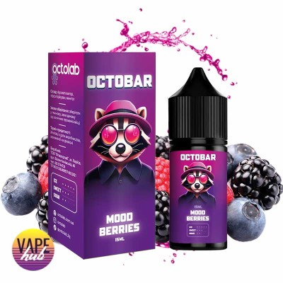 Набір OctoBar NFT Salt 15 мл 65 мг - Mood Berries - купити