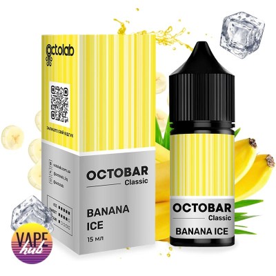 Набор Octobar Salt 30 мл 50 мг Hard - Banana Ice - купити