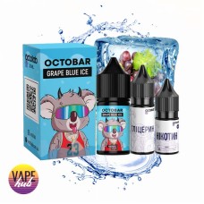 Набор OctoBar NFT Salt 15 мл 65 мг - Grape Blue Ice