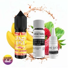 Набор Crazy Juice 15 Мл 65 Мг Banana Strawberry