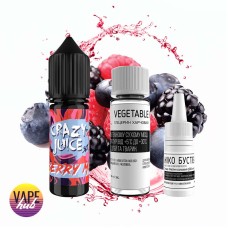 Набор Crazy Juice 15 Мл 65 Мг Berry Mix