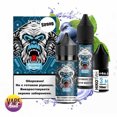 Набор FL350 Strong 30 мл 50 мг - Blueberry Menthol - купити