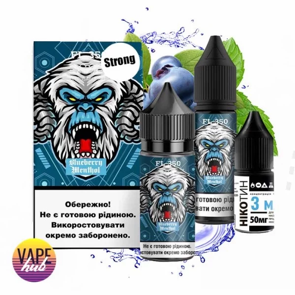 Набір FL350 Strong 30 мл 50 мг - Blueberry Menthol — купити