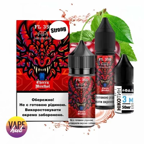 Набір FL350 Strong 30 мл 50 мг - Cherry Menthol — купити