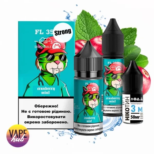 Набір FL350 Strong 30 мл 50 мг - Cranberry Mint — купити