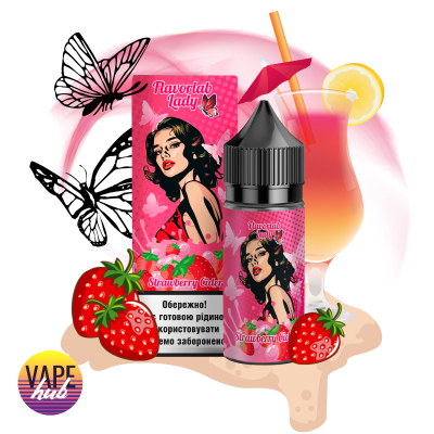 Набір Flavorlab Lady 30 мл 50 мг - Strawberry Сider - купити