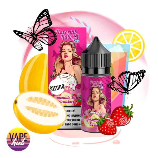 Набор Flavorlab Lady Strong 30 мл 50 мг - Lemonade Melon Strawberry — купить