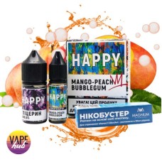 Набор Happy 30 Мл 65 Мг Mango Peach Bubblegum