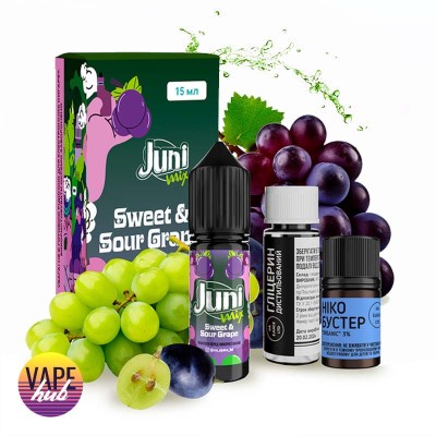 Набор Juni Mix 15 мл 50 мг - Sweet & Sour Grape - купити