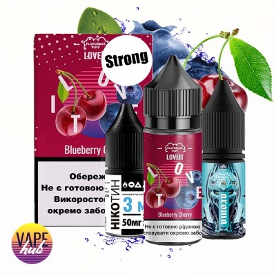 Набор Flavorlab Love it Strong 30 мл 50 мг - Blueberry Cherry - купити