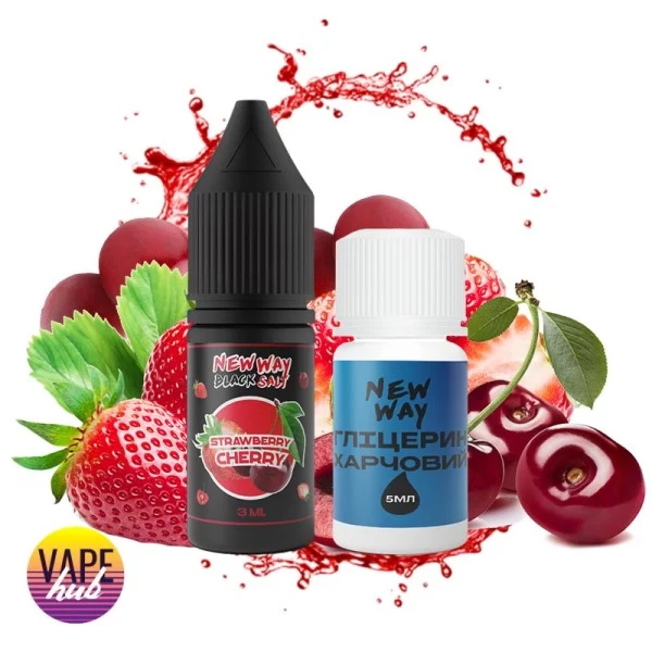 Набір New Way Black 10 мл 50 мг - Cherry Strawberry — купити