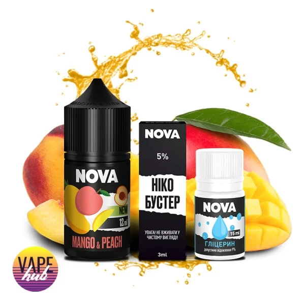 Набір Nova 30 мл 65 мг - Peach&Mango — купити