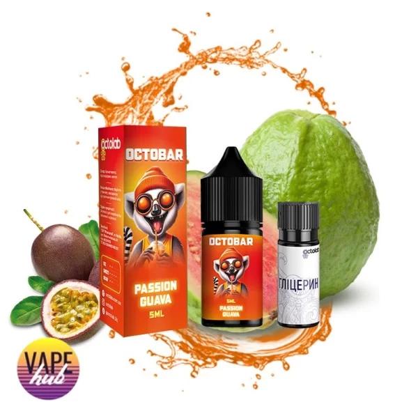 Набор OctoBar NFT Salt 10 мл 50 мг - ﻿Passion Guava — купить
