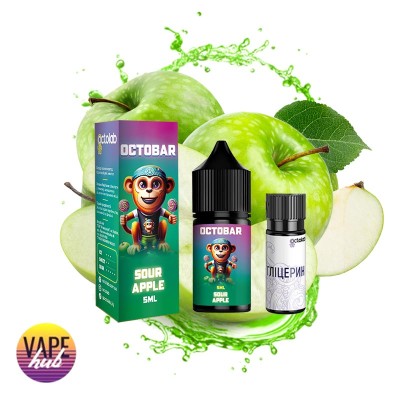 Набір OctoBar NFT Salt 10 мл 50 мг - Sour Apple - купити