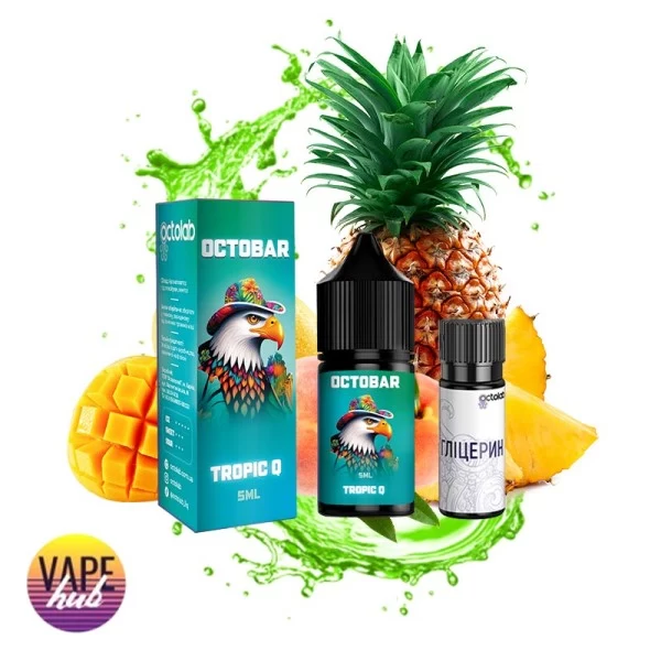 Набір OctoBar NFT Salt 10 мл 50 мг - ﻿Tropic Q — купити