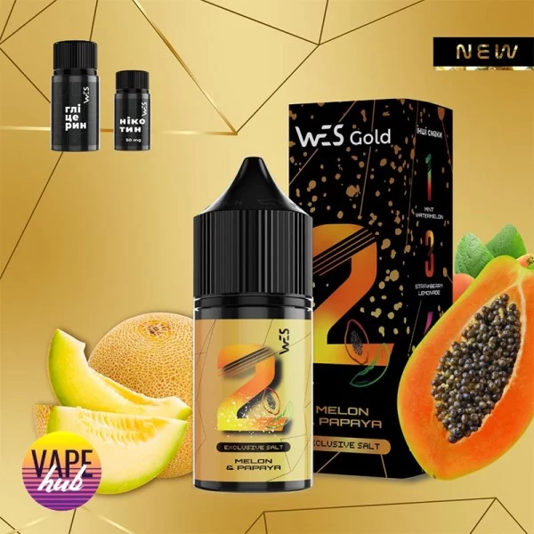 Набір WES Gold 30 мл 50 мг - Melon Papaya — купити