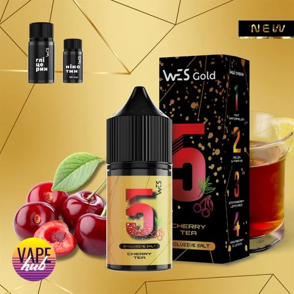 Набір WES Gold 30 мл 50 мг - Cherry Tea — купити