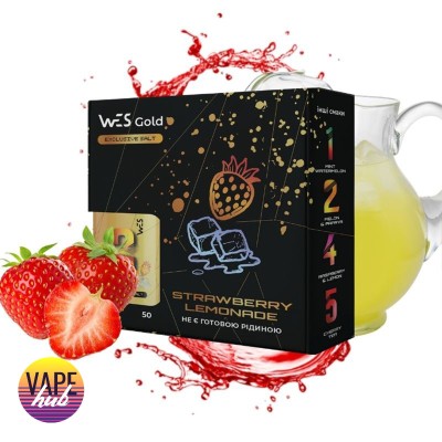 Набор Wes Gold 30 30 мл 65 мг - Strawberry Lemonade - купити