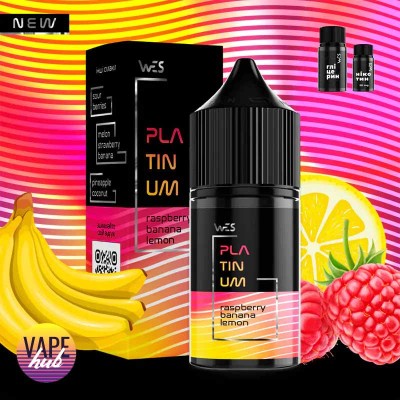 Набір WES Platinum 30 мл 65 мг - Raspberry Banana Lemon - купити