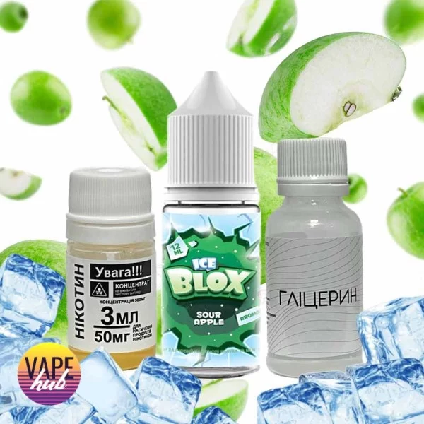 Набор Ice Blox 30 мл 50 мг - Sour Apple — купить