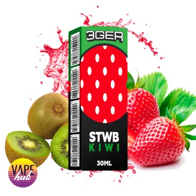 Набор 3ger Salt 30 Мл 50 Мг Strawberry Kiwi - купити