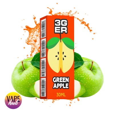 Набор 3ger Salt 30 Мл 50 Мг Green Apple - купити