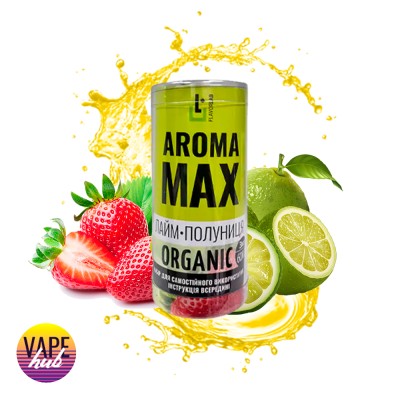 Набір Aroma MAX Organic 60 мл 3 мг - Лайм-Полуниця - купити