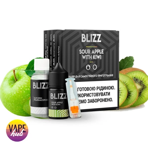 Набір Blizz 30 мл 65 мг - Sour Apple with Kiwi — купити