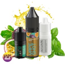 Набір Vape Shot 15 мл 50 мг - Passion fruit-mint