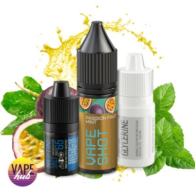 Набор Vape Shot 15 мл 65 мг - Passion fruit-mint - купити