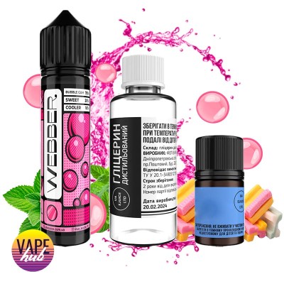 Набір Webber - Mint Bubble Gum 60 мл 3 мг - купити