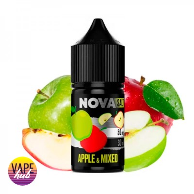 Рідина NOVA Salt 30ml/50mg Apple&Mixed - купити